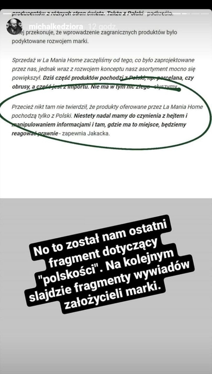 Michał Kędziora znów uderza w La Mania Home