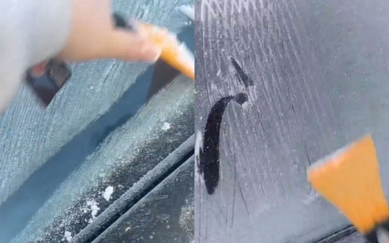 Icicles begone: Quick hack to clear car windows easily