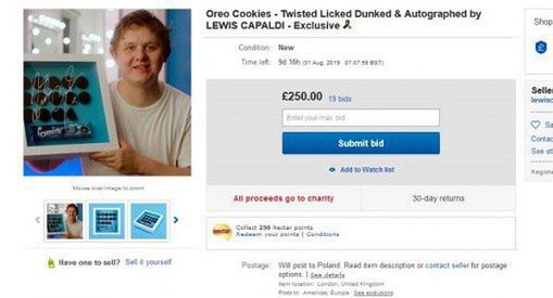 Oreo będzie sprzedawać ciastka polizane przez Lewisa Capaldi’ego (wideo)