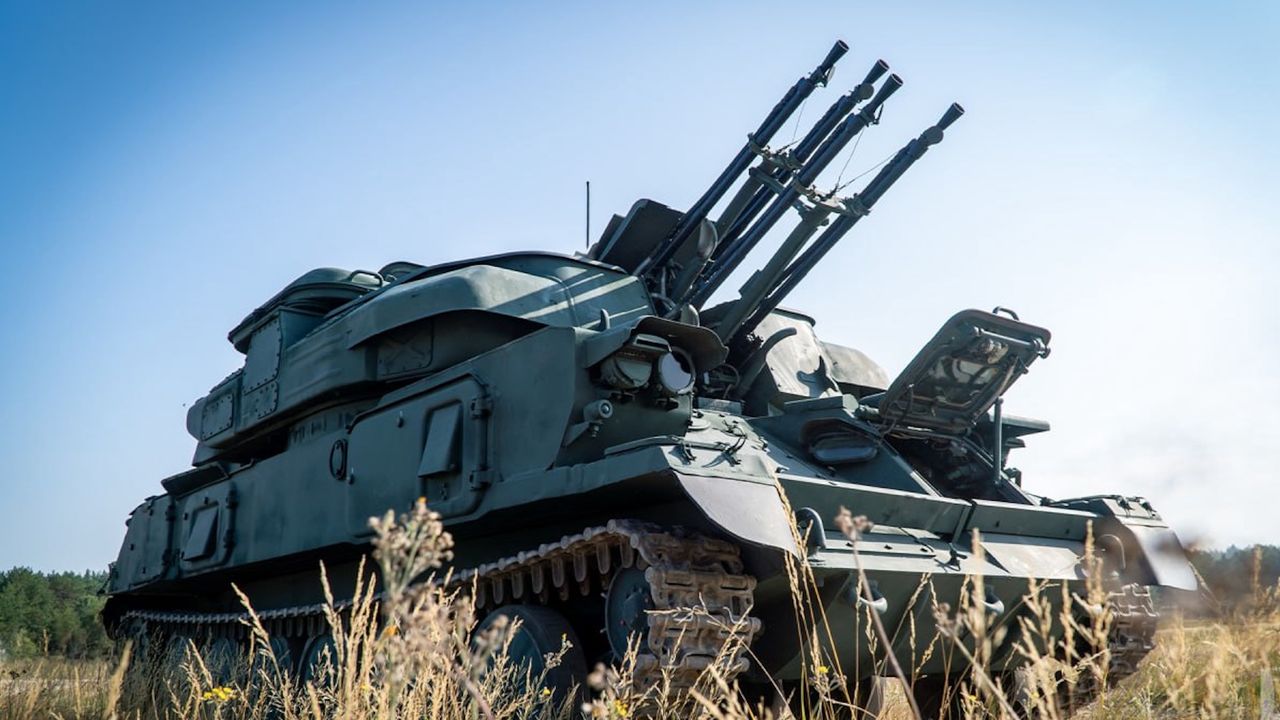 Ukrainian anti-aircraft system ZSU-23-4