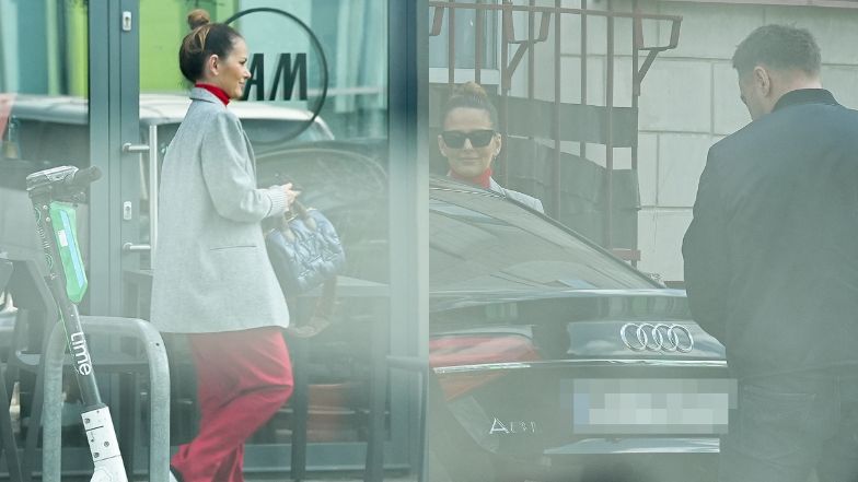 Paparazzi "przyłapali" Paulinę Sykut-Jeżynę z mężem