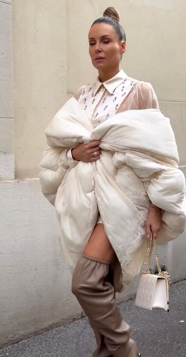 Małgorzata Rozenek na Fashion Weeku w Mediolanie