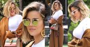 #TRENDY: Khloe Kardashian w karmelowym płaszczu