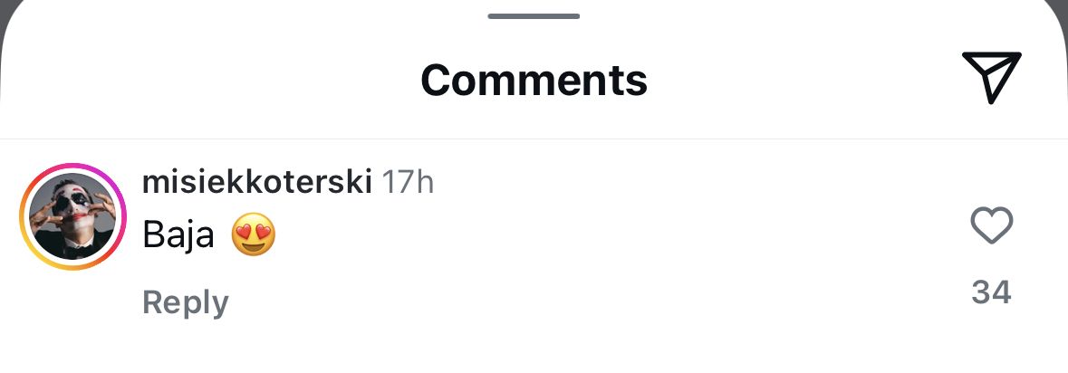 Michał Koterski komentuje wpis Marceli Leszczak