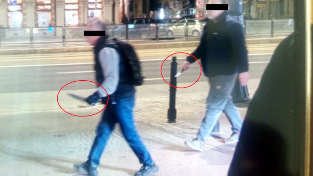 Napastnicy w rękach policji.