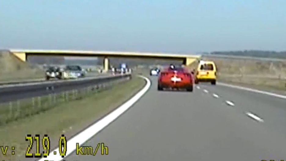 Zielona Góra. Kierowca ferrari jechał blisko 220 km/h