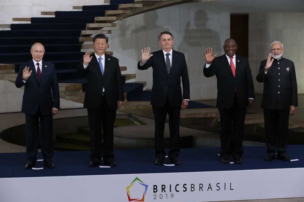 Szczyt BRICS w Brasilii w listopadzie 2019 roku 