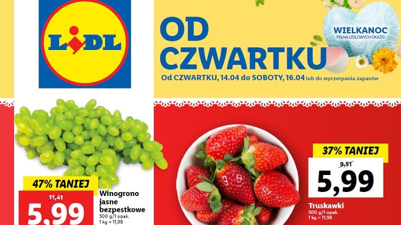 Lidl gazetka od czwartku 14 kwietnia [14.04]
