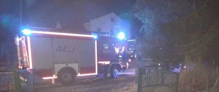 Pożar budynku mieszkalnego w Boksycce