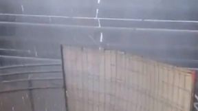 Nietypowe nagranie. Ucierpiał stadion Santiago Bernabeu [WIDEO]