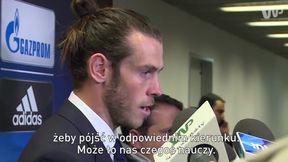 Legia - Real. Gareth Bale: Dostaliśmy kopa. Zostaliśmy ukarani