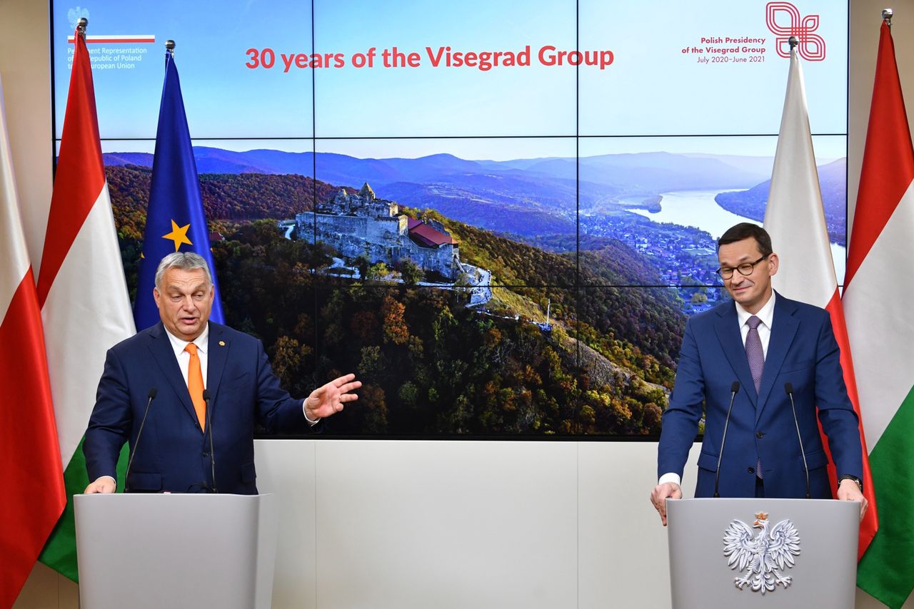 Viktor Orban i Mateusz Morawiecki 