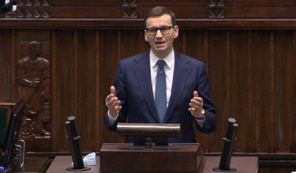 Konflikt Rosja - Ukraina. Morawiecki w Sejmie o Orbanie