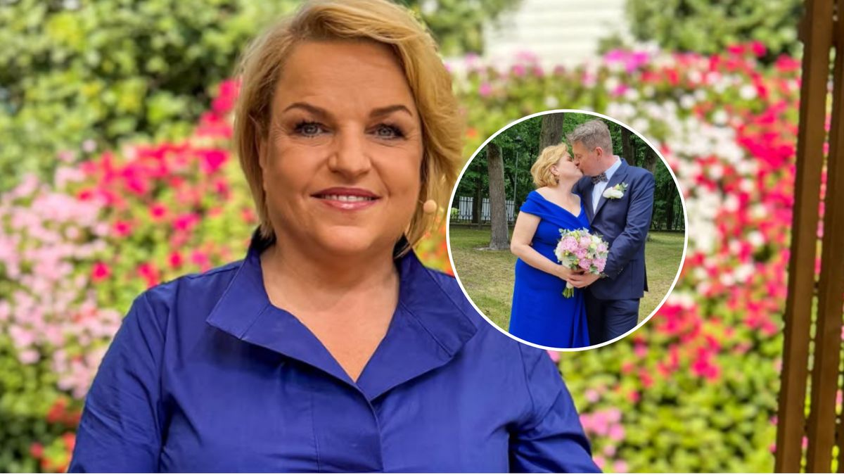 Katarzyna Bosacka przeszczęśliwa. Całuje męża w usta