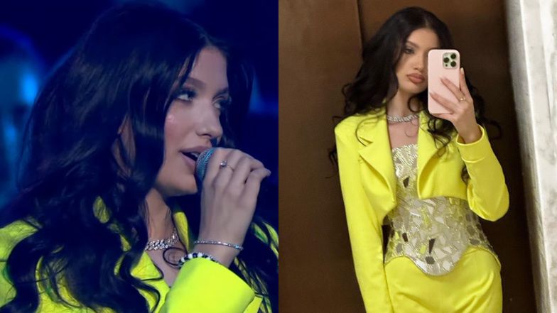 Viki Gabor w kanarkowym garniturze i błyszczącym GORSECIE wystąpiła na scenie Eurowizji Junior (ZDJĘCIA)