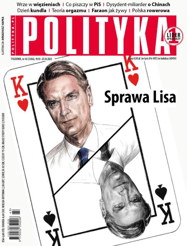 Okładka tygodnika "Polityka"