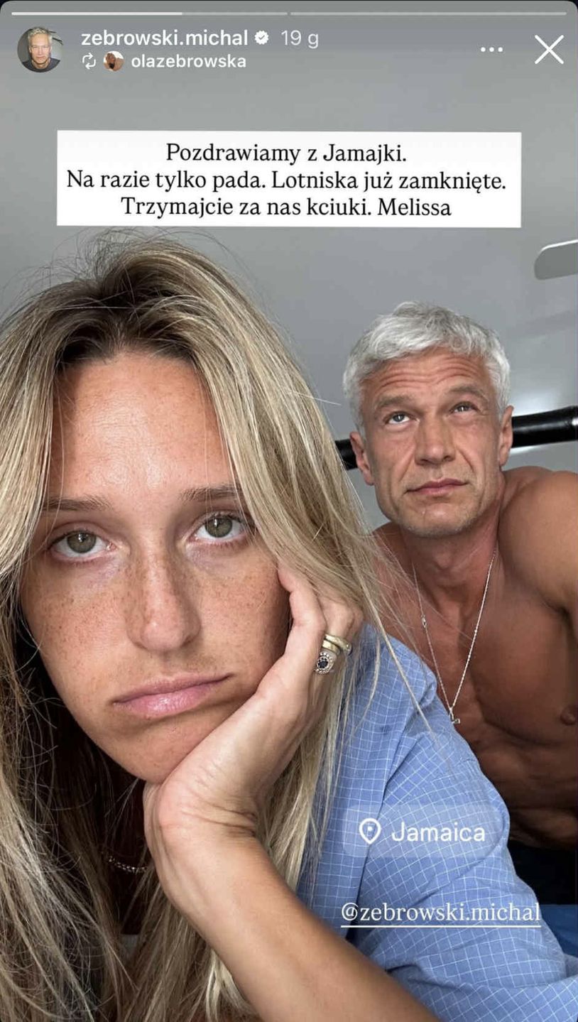 Aleksandra i Michał Żebrowscy na Jamajce