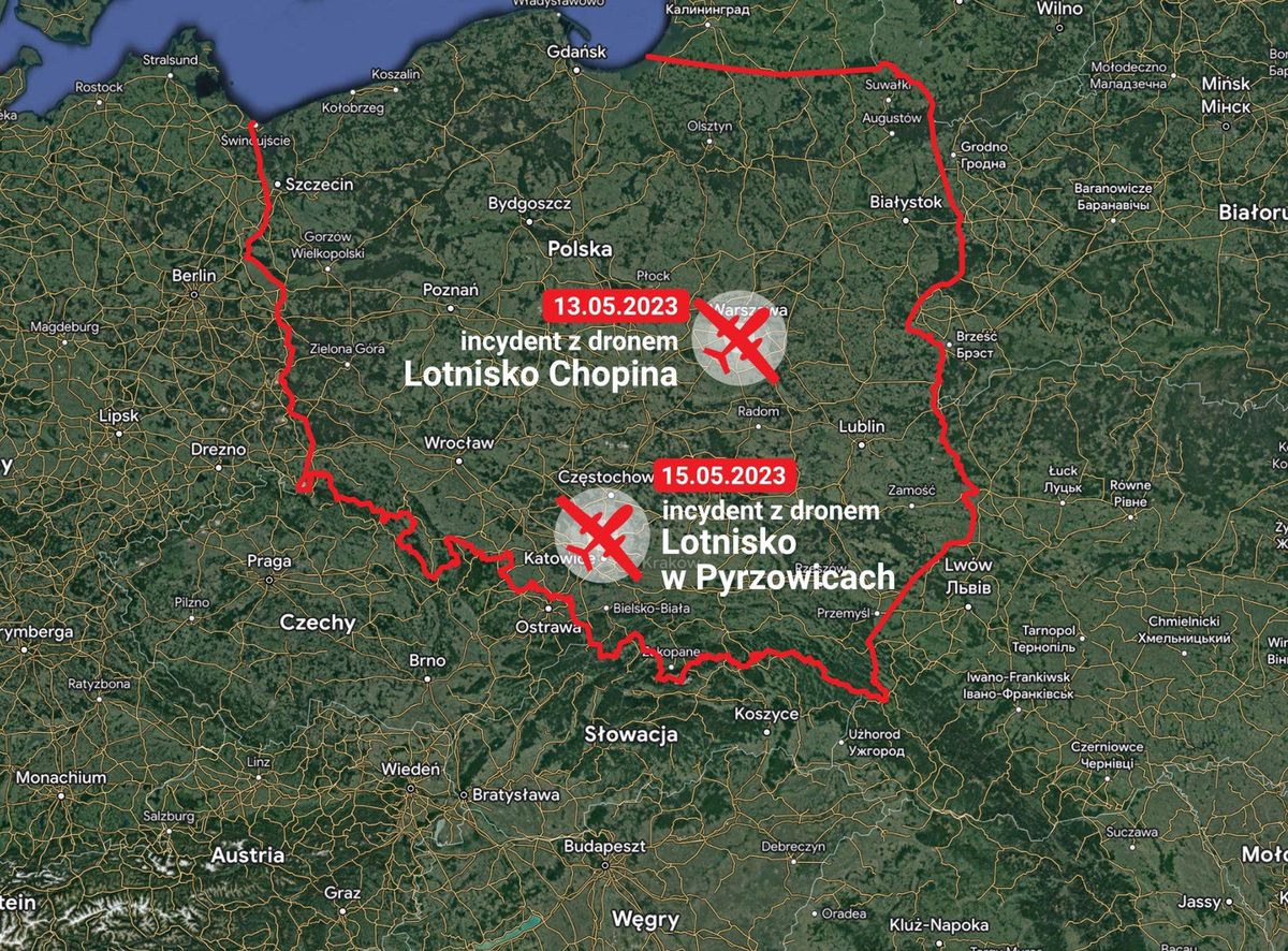 Incydenty na polskich lotniskach miały miejsc w odstępie dwóch dni