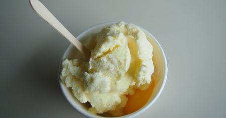 Lody waniliowe bez zawartości tłuszczu