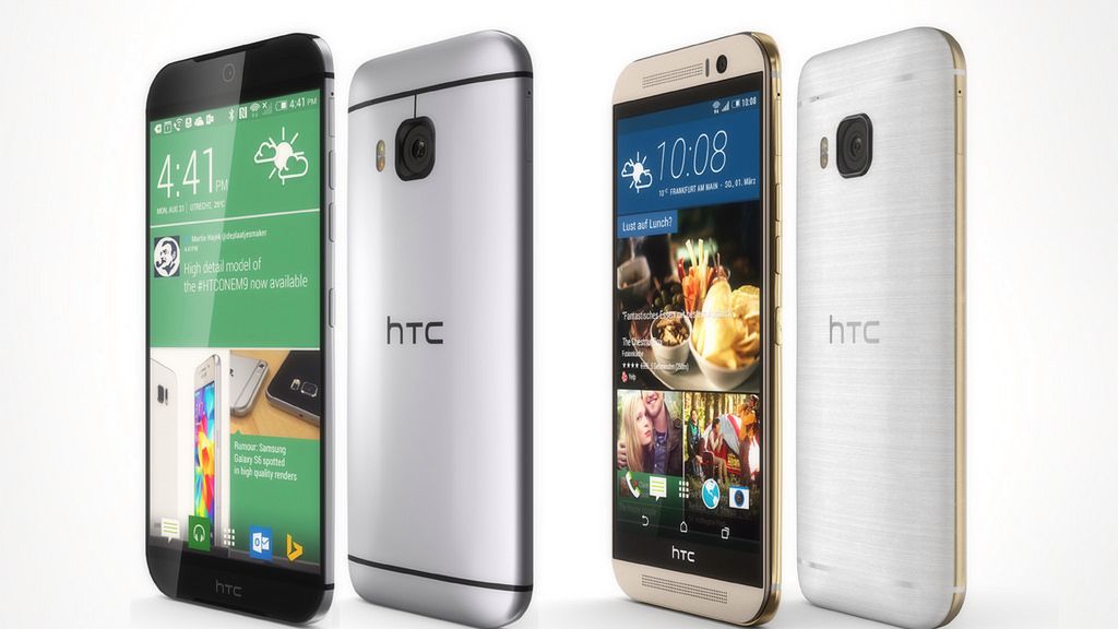 HTC One M9 z plotek vs HTC One M9 z reklam - porównanie designu 1