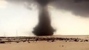 Gigantyczne tornado w Katarze. Przerażające obrazki przed ćwierćfinałami