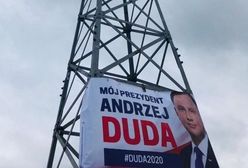 "Andrzej Duda" na Giewoncie. Sprawą baneru zajmie się prokuratura