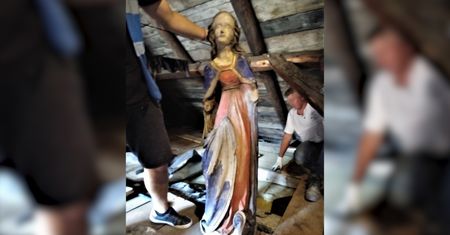 Rzeźby sprzed kilkuset lat na strychu kościoła. Niezwykłe odkrycie na Podkarpaciu