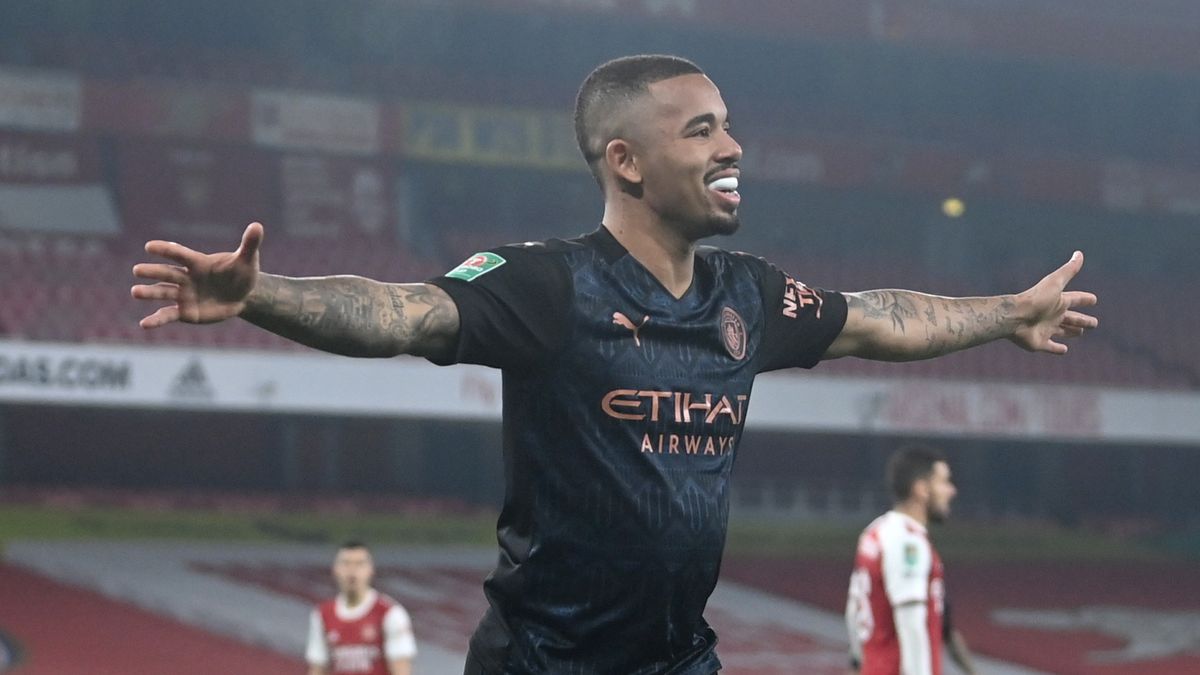 PAP/EPA / NEIL HALL / Na zdjęciu: Gabriel Jesus