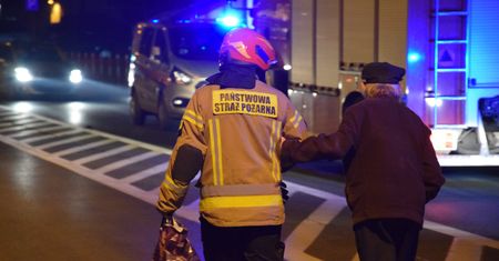 Ewakuacja mieszkańców w Jaśle. Blok grozi zawaleniem