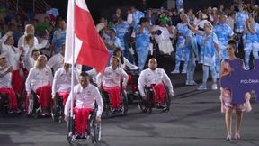 Przemarsz polskich paraolimpijczyków podczas ceremonii otwarcia