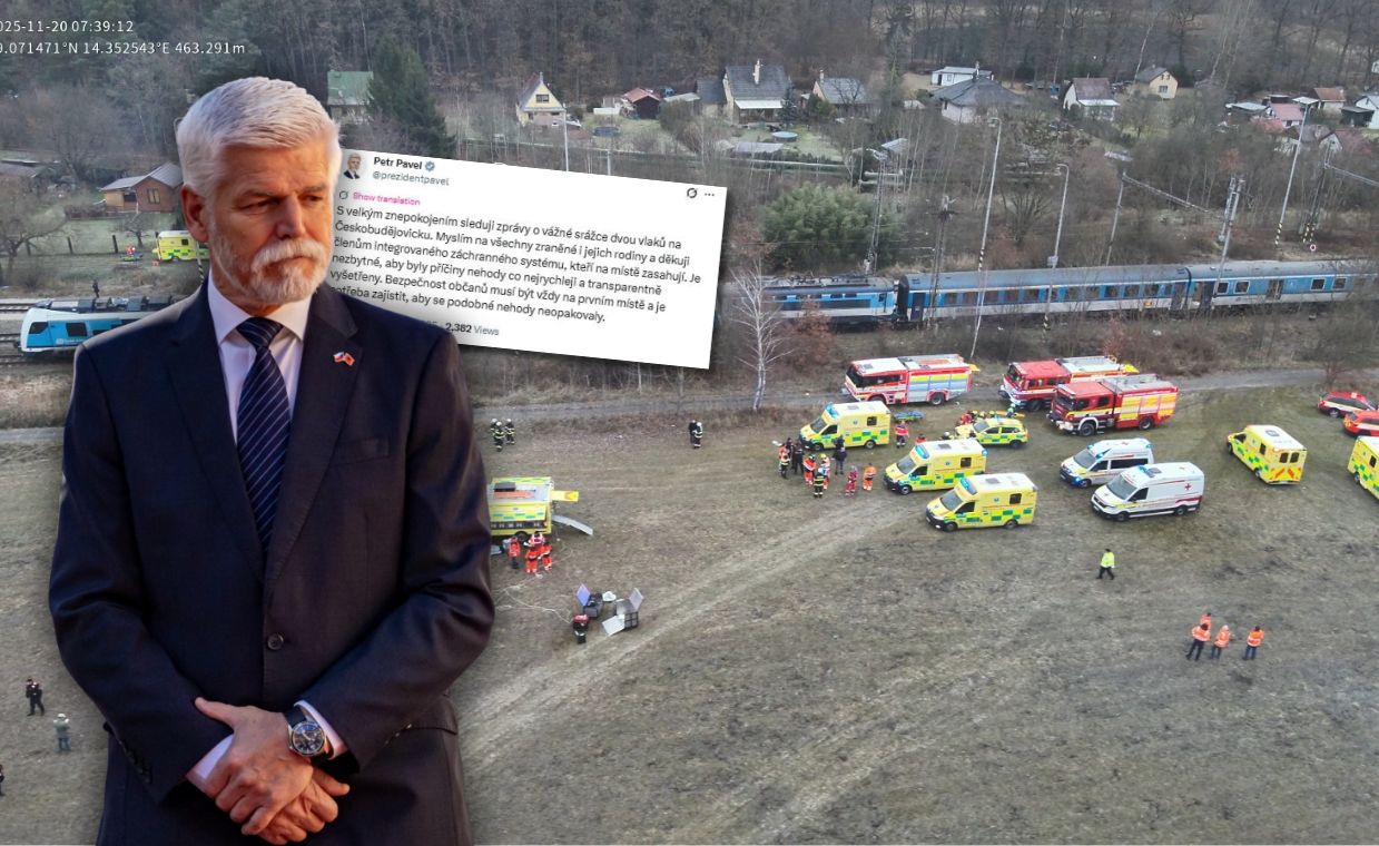 Prezydent Czech reaguje po wypadku. "Myślę o wszystkich"