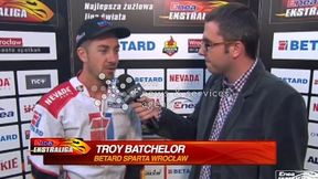 Troy Batchelor: Biorąc pod uwagę, że zostałem tu wezwany sprzed telewizora, to i tak było dobrze (24.08.2014)