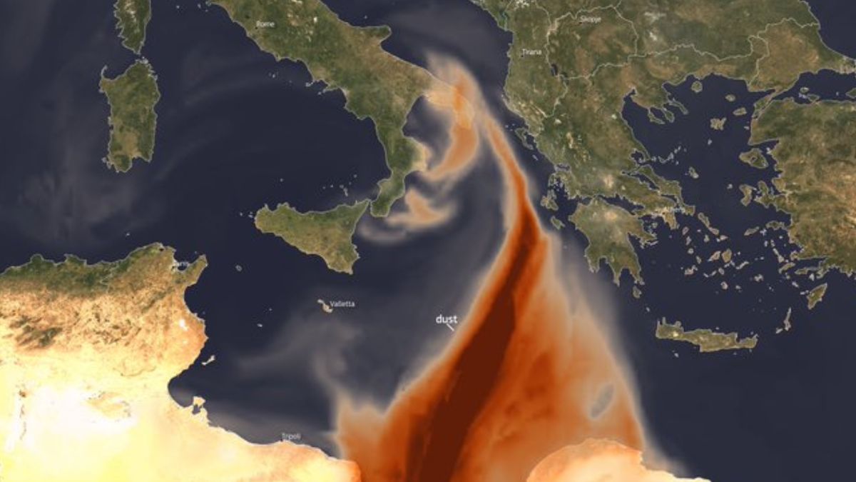 Pył znad Sahary nadciąga nad Europę
