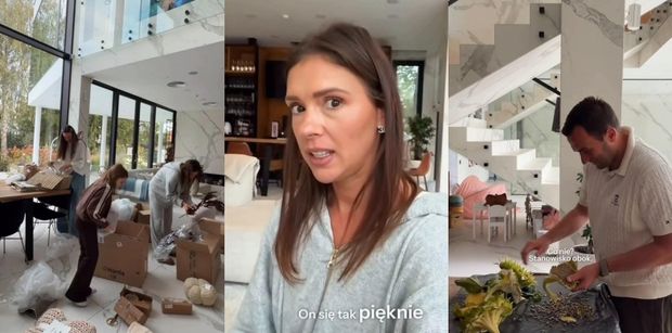 Klaudia Halejcio przystroiła WILLĘ ZA 12 MILIONÓW w JESIENNE ozdoby: dyniowe akcenty, suszone bukiety i puchate koce. Ma rozmach? (FOTO)