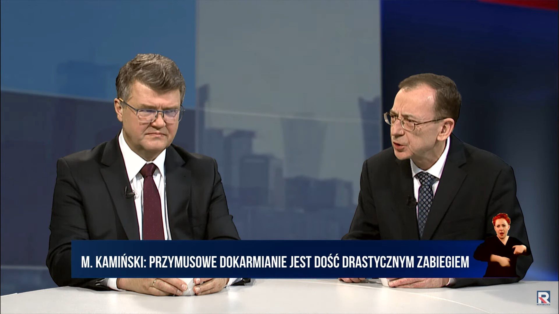 Kadr z serwisu informacyjnego "Dzisiaj"