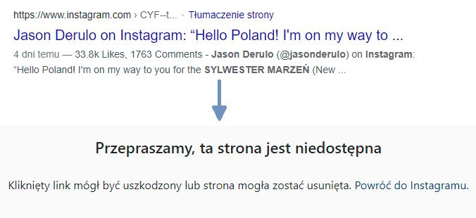 Jason Derulo usunął z Instagrama wzmiankę o Sylwestrze Marzeń 