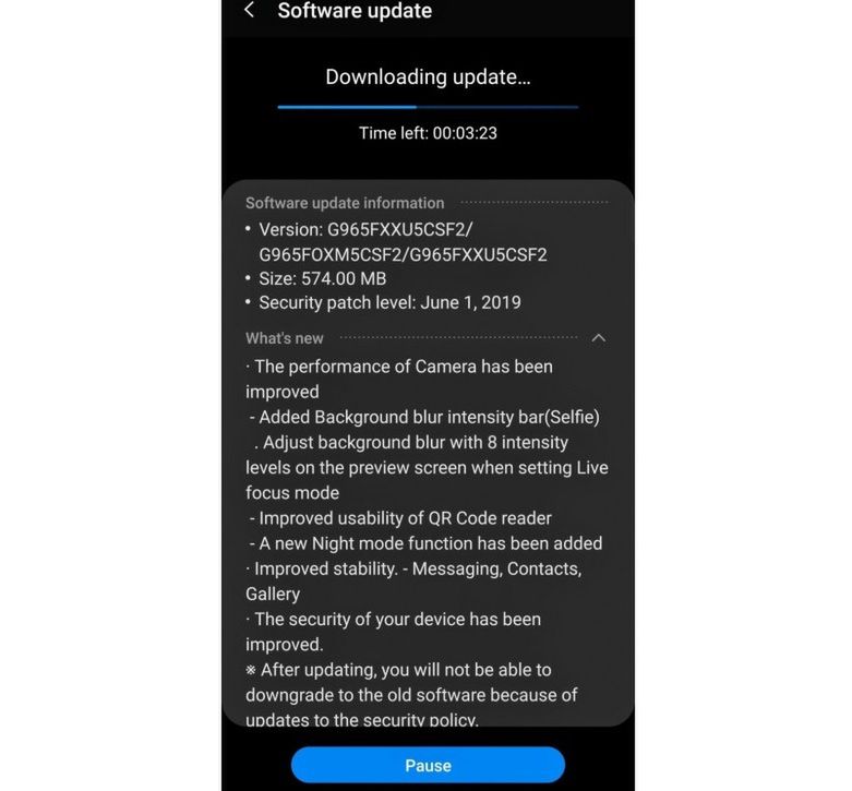 Linia Samsung Galaxy S9 z nowym trybem nocnym [#wSkrócie] 2