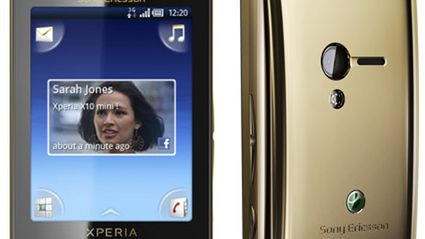 Xperia X10 mini/mini pro także w złocie i różu 1
