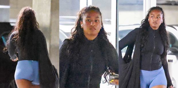 Dawno niewidziana Sasha Obama pędzi na siłownię. Do kogo jest bardziej podobna? (ZDJĘCIA)