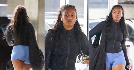Dawno niewidziana Sasha Obama pędzi na siłownię. Do kogo jest bardziej podobna? (ZDJĘCIA)