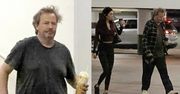 Zmarnowany Matthew Perry przemierza parking podziemny z atrakcyjną towarzyszką (ZDJĘCIA)
