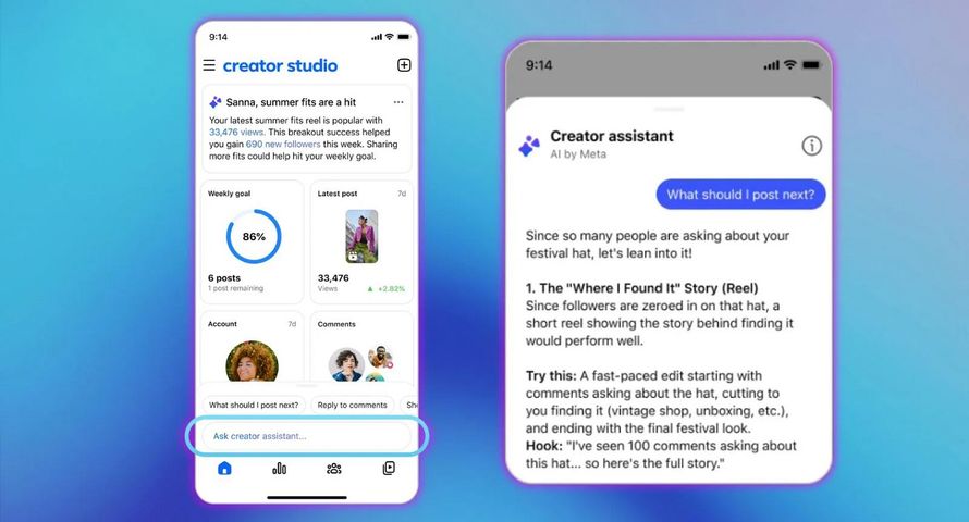 Meta przywraca Creator Studio na Facebooku. AI i wypłaty do 3 tys. dol.