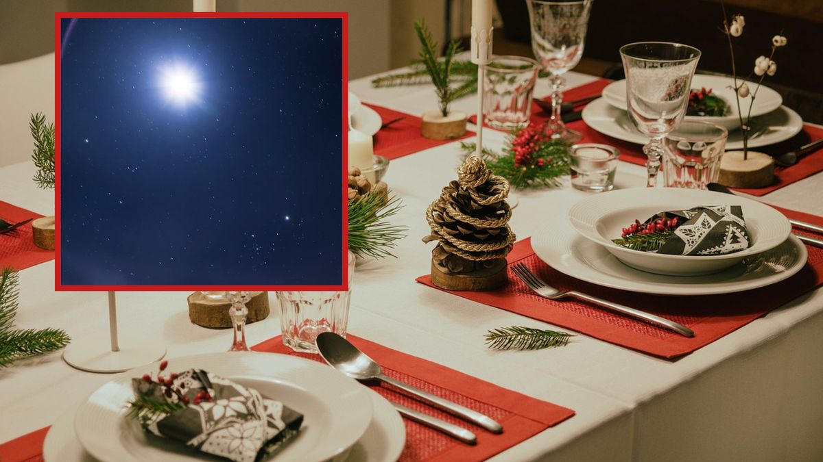 Przed rozpoczęciem wigilii zwykle wypatrujemy pierwszej gwiazdki