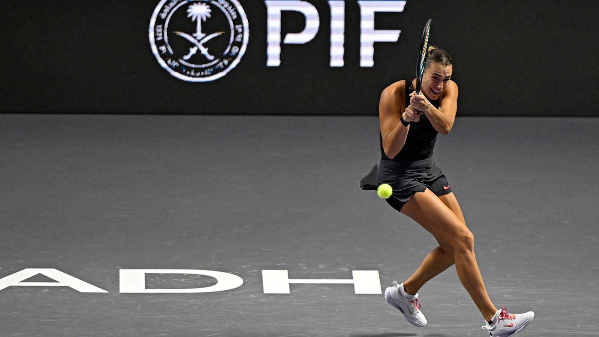 PAP/EPA / Stringer / Aryna Sabalenka w WTA Finals 2024