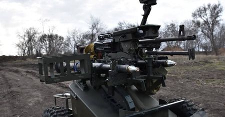 Ukraińskie roboty wojenne. Oto potężnie uzbrojony "Gnom"