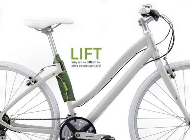 Uchwyt rowerowy Lift (Fot. Yanko Design)