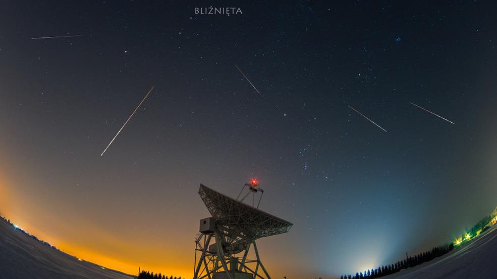 Najlepsze zdjęcia grudniowego deszczu meteorów 1