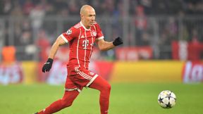 Liga Mistrzów. Arjen Robben znów wypada ze składu Bayernu. Bolesna końcówka Holendra w Monachium