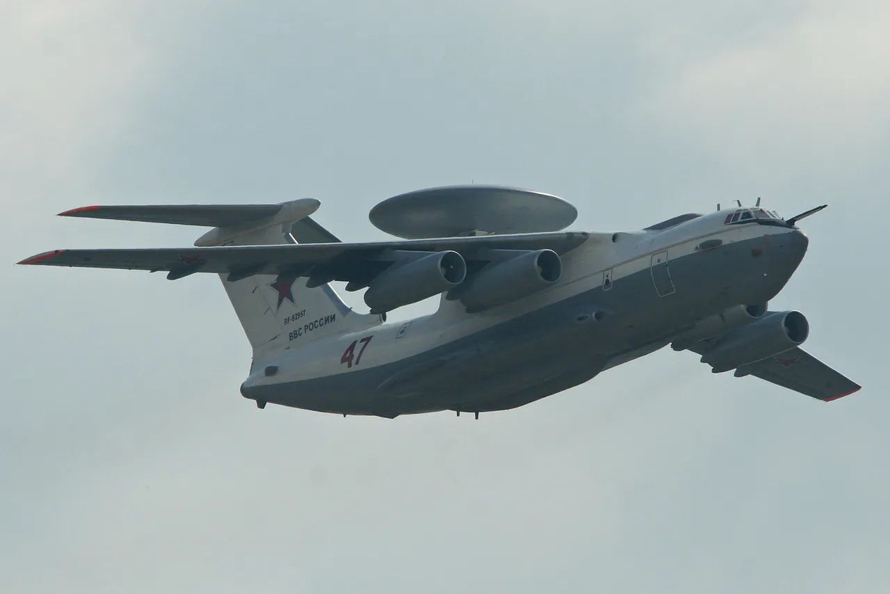 Russian A-50 Spotted Near Donetsk, Signaling Ongoing Surveillance Operations