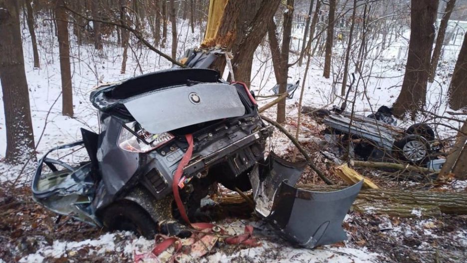 Wypadek BMW w Zielonej Górze
